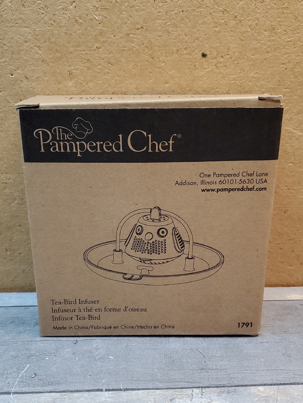 The Pampered Chef Tea-Bird Infuser   1791  NIP